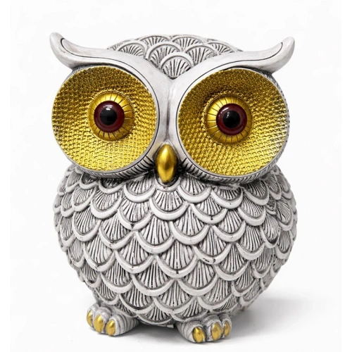 20x15 cm Polyester Baykuş Figürü