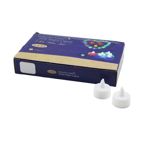 24 ADET MİNİ LEDLİ PİLLİ MUM (5365)