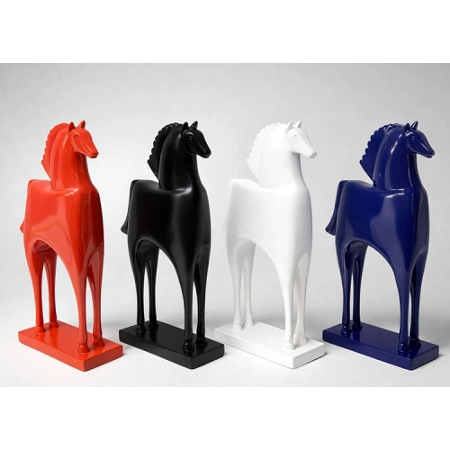 27x15 cm Özel Tasarım Polyester At Figürü