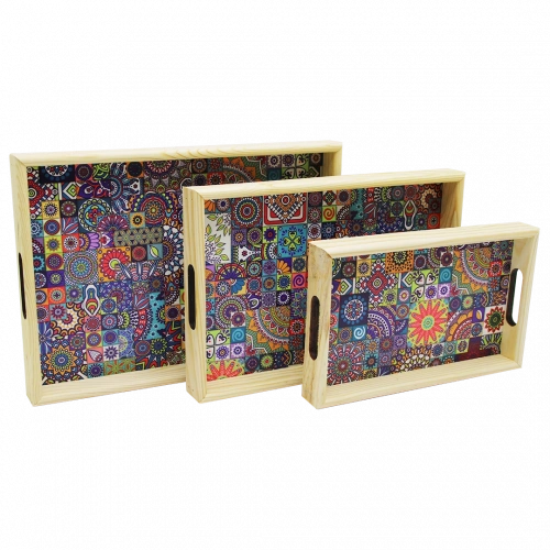 3 BOY AHŞAP TEPSİ DESENLİ ZEMİN 16X26 - 21X31 - 24X34CM (5365)