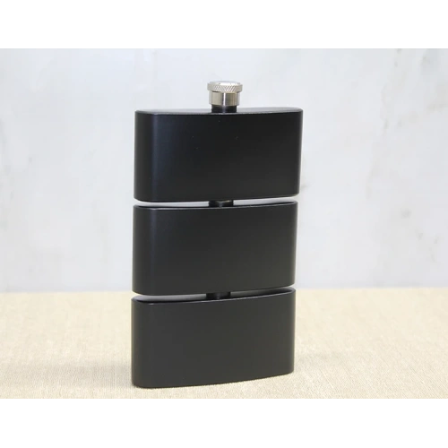 3-х ярусная нержавеющая стальная бутылка, черного цвета