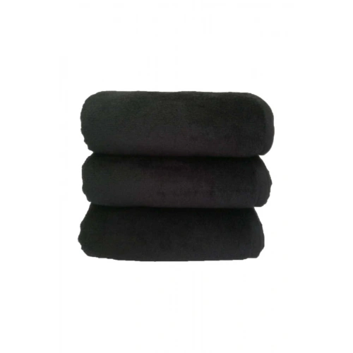 3-Piece Set Non-Stick Microfiber Hand Face Sports Hair Salon Towel 50X90 Cm