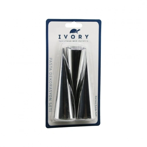 3PCS  KORNEO KALIP - PASTA DEKORASYON  ÇAP: 3CM X UZUNLUK: 12CM (5365)