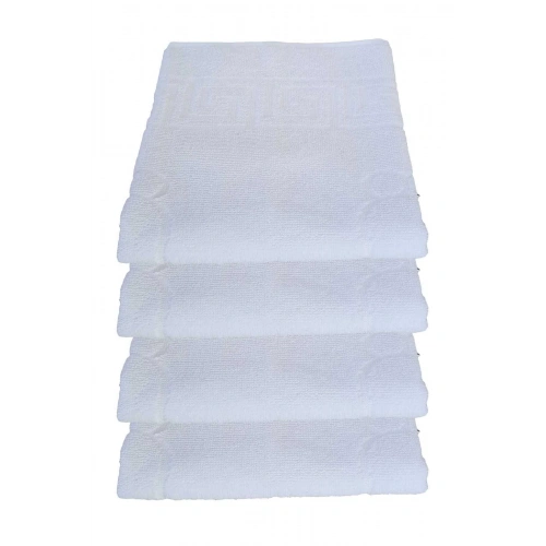 4-Piece Cotton Footprint Bath Mat Set