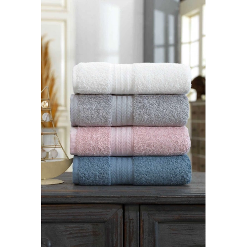 4-Piece Hand Face Towel Set 100% Cotton Matiz Puin