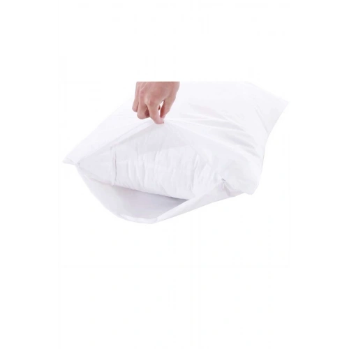 4-Piece Waterproof Pillow Protector Cotton Zippered 50x70