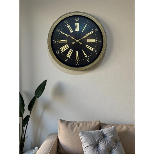 40 Cm Metal Antique Roman Vintage Wall Clock