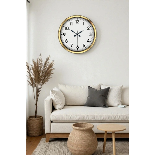 Zentime 40 Cm Gold Luxury Wall Clock