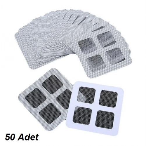 50 Adet Banyo Gider Süzgeci, Sineklik Tamir Kiti (5365)