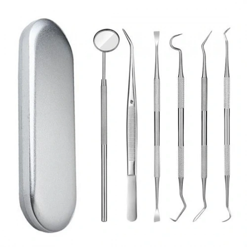 6 Parça Kutulu Ağız Bakımı Diş Bakım Seti Ağız Hijyen Takımı (5365)