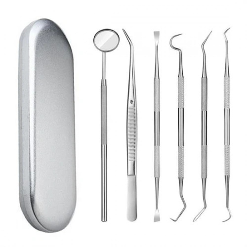 6 Parça Kutulu Ağız Bakımı Diş Bakım Seti Ağız Hijyen Takımı (5365)