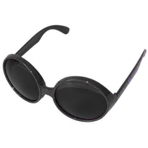 80s Black Color Nostalgia Yeşilçam Party Glasses