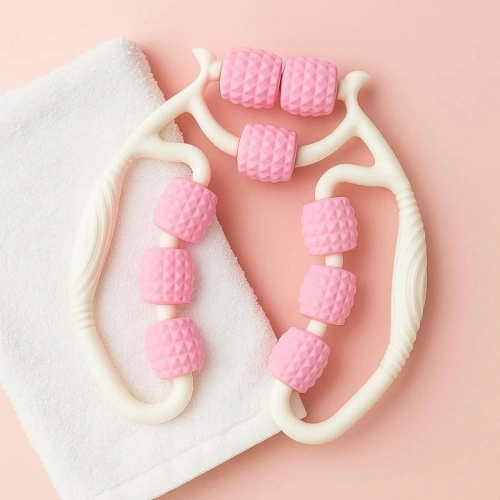 9 Tekerlekli Lenfatik Masaj Roller – Selülit Giderici, Cilt Sıkılaştırıcı, Bacak Kol Sırt Masaj Aleti (5365)