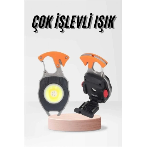Acil Durum Işığı Usb Şarjlı 7 Modlu Cep Feneri