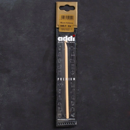 Addi Bambus 5mm 15cm Bambu Yün Tığ - 545-7