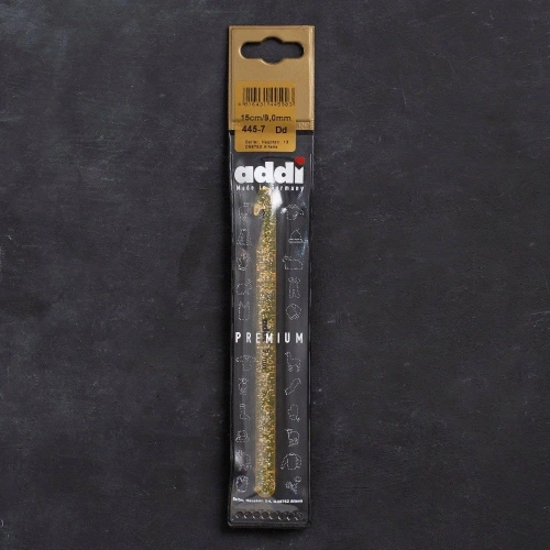 Addi Champagner 9mm 15cm Plastik Simli Yün Tığ - 4