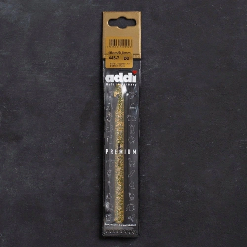 Addi Champagner 9mm 15cm Plastik Simli Yün Tığ - 4