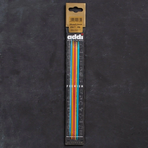 Addi Colibri 3,5mm 20cm Renkli Çorap Şişi - 204-7