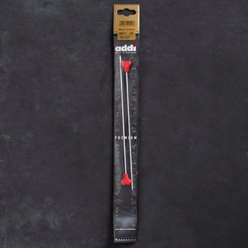 Addi Kalpli 2mm 20cm Klasik Alüminyum Örgü Şişi -