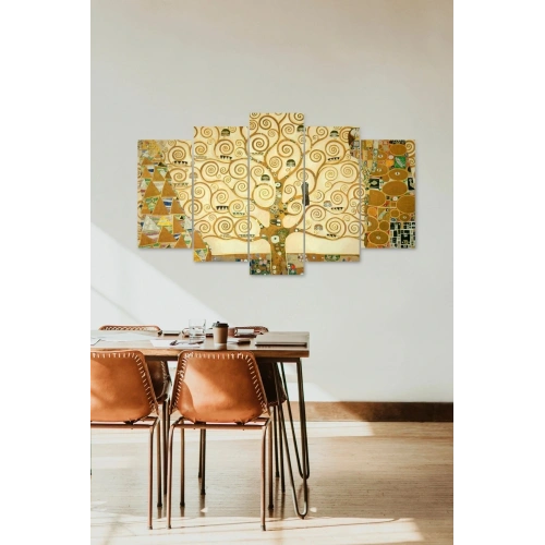 Ağaç 5 Parçalı Mdf Tablo 60 x 100