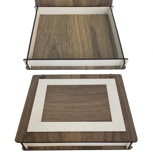 Wooden Leather Gift Box