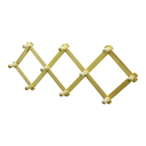 AHŞAP - EKO   10 KOLLU  AKORDİYON DUVAR ASKISI (5365)