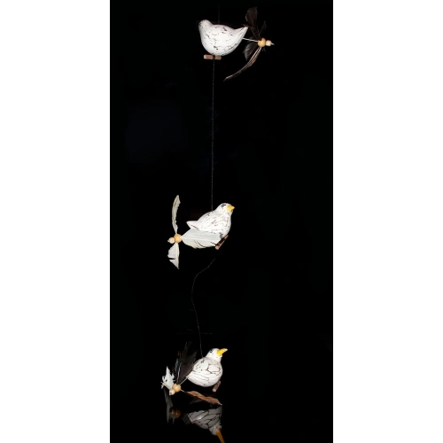 Ahşap Hayvan Figürlü Rüzgar Çanı Model 1