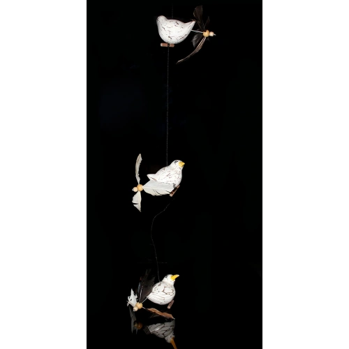 Ahşap Hayvan Figürlü Rüzgar Çanı Model 1