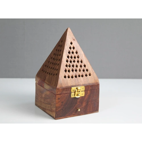 Wooden Tower Incense Burner Model 1