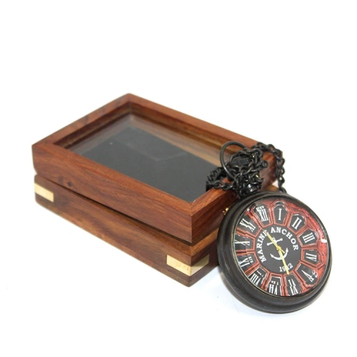 Wooden Cased Pendulum Clock Model 2