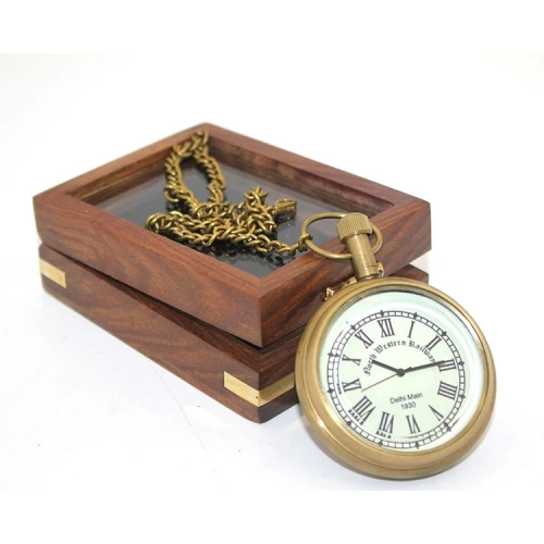Wooden Boxed Pendulum Clock Model 3