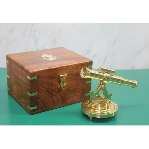 Ahşap Kutulu Pusulalı Dürbün