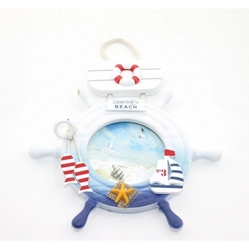 Деревянная Морская Рулевая Рамка Модель 3