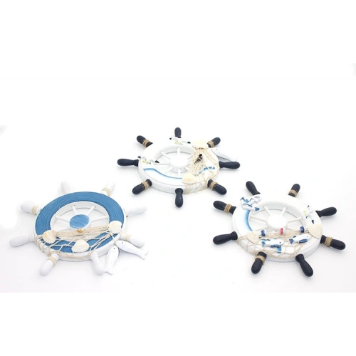 Ahşap Marin Duvara Asmalı Dümen