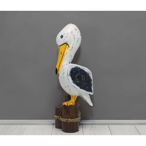 Деревянный пеликан 50 см