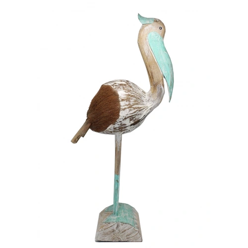 Wooden Pelican Figure Model 1