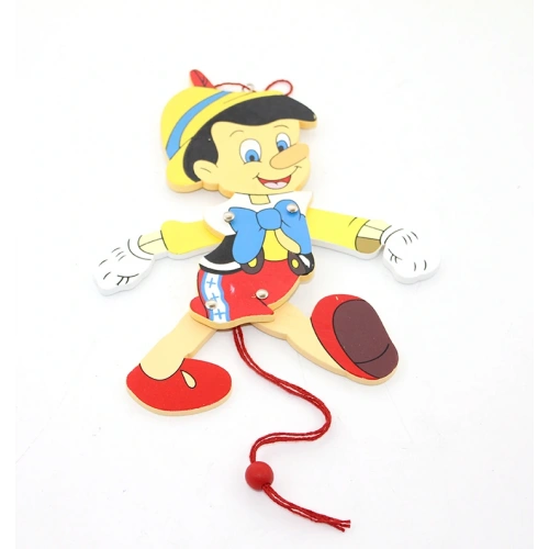 Wooden Rocking Pinocchio Figure
