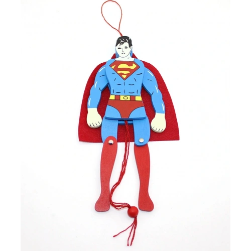 Wooden Rocking Superman Figure