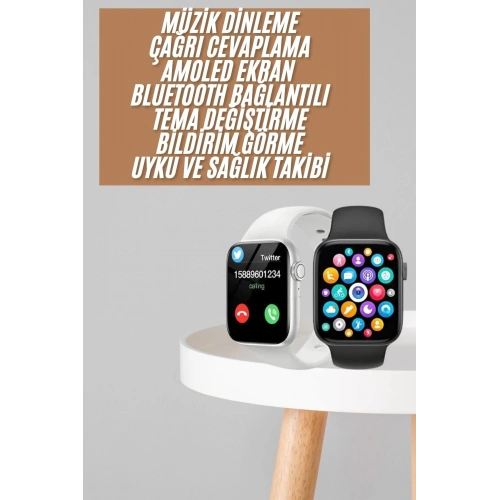 Akıllı Saat 1.83 İnç Android Ve İos Uyumlu Çağrı Cevaplayabilen