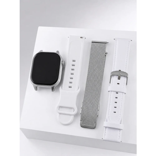 Akıllı Saat Bluetooth Bağlantılı 3 Kordonlu Amoled Ekran