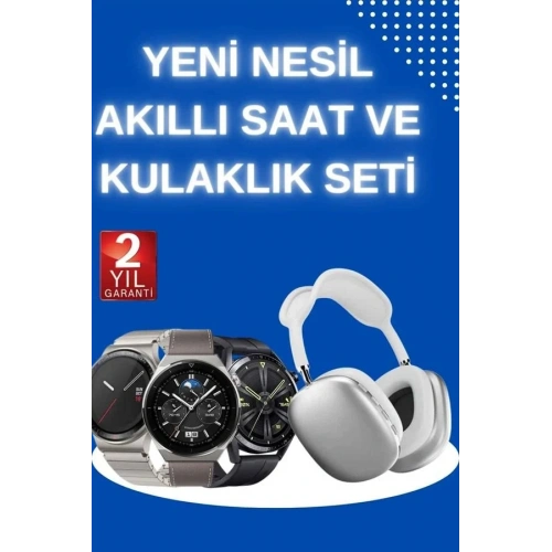 Akıllı Saat Ve Bluetooth Kulaklık Seti Nabız Ölçer