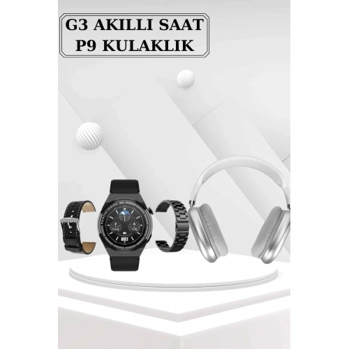 Akıllı Saat Ve Bluetooth Kulaklık Seti Nabız Ölçer