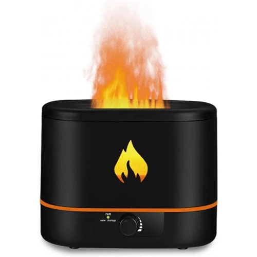 Flame Patterned 2 L Water Tank Ultrasonic Steam & Silent Operation Air Humidifier (5365)