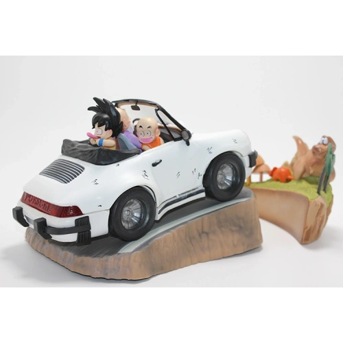 Anime Dragon Ball Son Goku, Kuririn, Usta Roshi Figürü 17 Cm