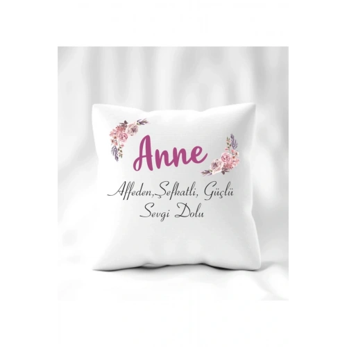Anneler Günü Çiçekli Yastık 40 x 40