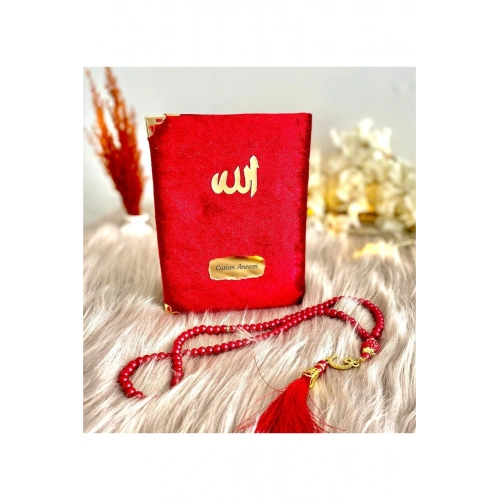 Anneler Günü Kırmızı Yasin-i Şerif Ve Tespih Seti