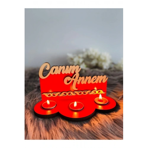 Anneler Gününe Özel 3lü Mumluk