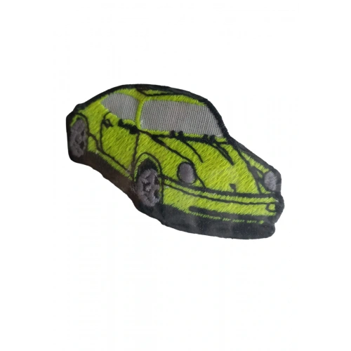 Aplike Ütü İle Yapışan Araba Yeşil Arma 3x4 cm