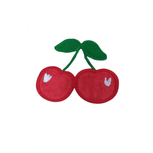 Aplike Ütü İle Yapışan Kiraz Desen