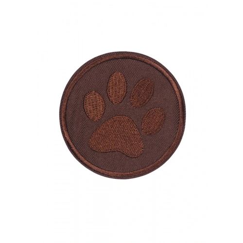 Aplike Ütü İle Yapışan Koyu Kahve Pati Arma 5 cm